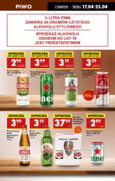Gazetka promocyjna Biedronka - Od Czwartku - Gazetka - ważna od 23.04 do 23.04.2025 - strona 65 - produkty: Piwo, Namysłów, Kasztelan, Heineken, Szklanka, Fa
