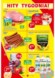 Gazetka promocyjna Prim Market - Gazetka - ważna od 22.03 do 22.03.2023 - strona 7 - produkty: Ludwik, Sos, Pekpol, Dell, Szynka, Syrop, Brzoskwinie, Kabanos, Jabłka