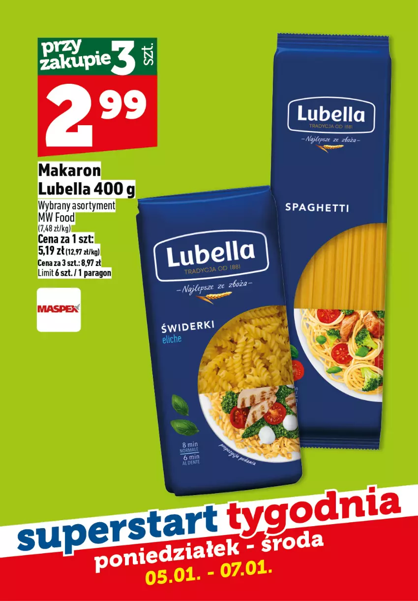 Gazetka promocyjna Topaz - Gazetka - ważna 02.01 do 07.01.2026 - strona 3 - produkty: Spaghetti