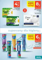 Gazetka promocyjna Dealz - Gazetka - ważna od 21.08 do 21.08.2024 - strona 11 - produkty: Naturell, Mus, Tablet, Dove, Tabletki musujące, Podpaski, Mydło, Naturella