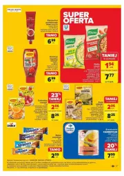 Gazetka promocyjna Carrefour - Gazetka - ważna od 23.11 do 23.11.2024 - strona 9 - produkty: Ketchup, Zupa, Winiary, Galaretka, Brzoskwinie, Baton, Knoppers, Gala, Mecze