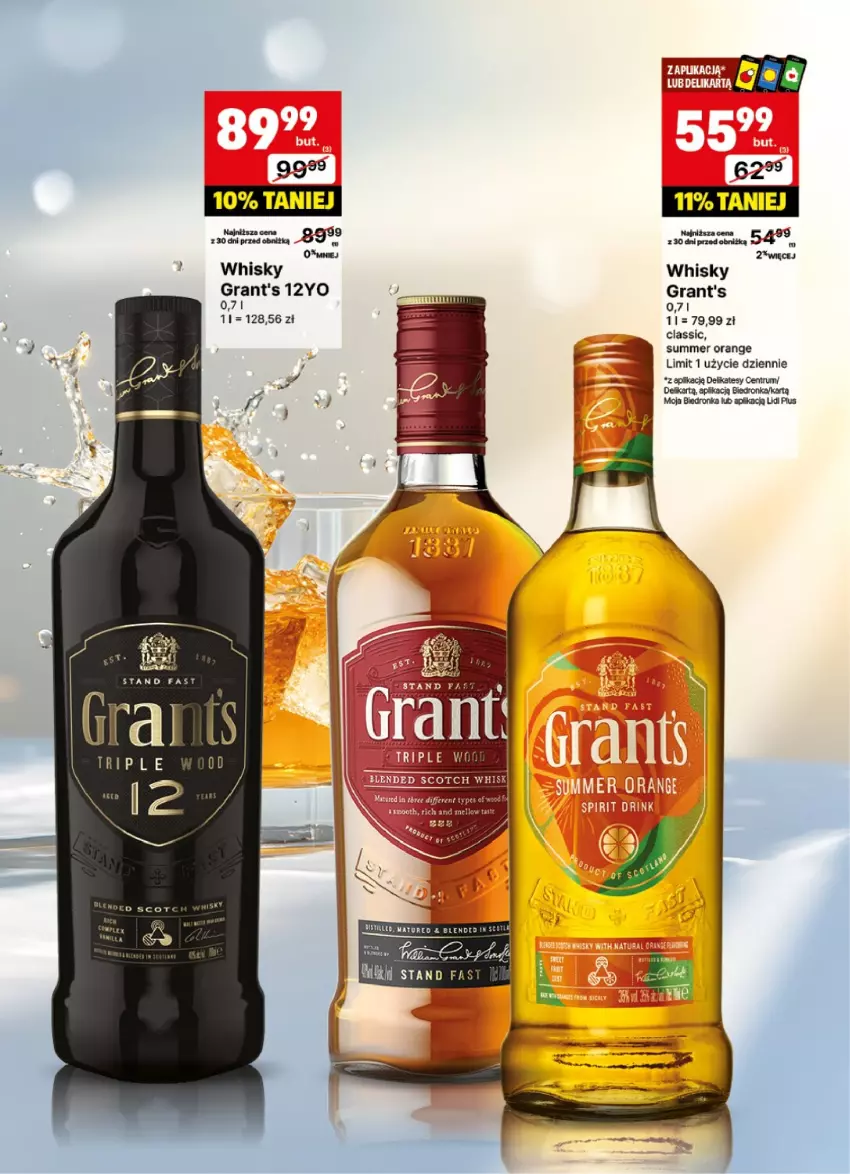 Gazetka promocyjna Delikatesy Centrum - DeliBarek DC47-DC48 - ważna 18.11 do 01.12.2024 - strona 14 - produkty: Fa, Gra, Grant's, Rum, Whisky