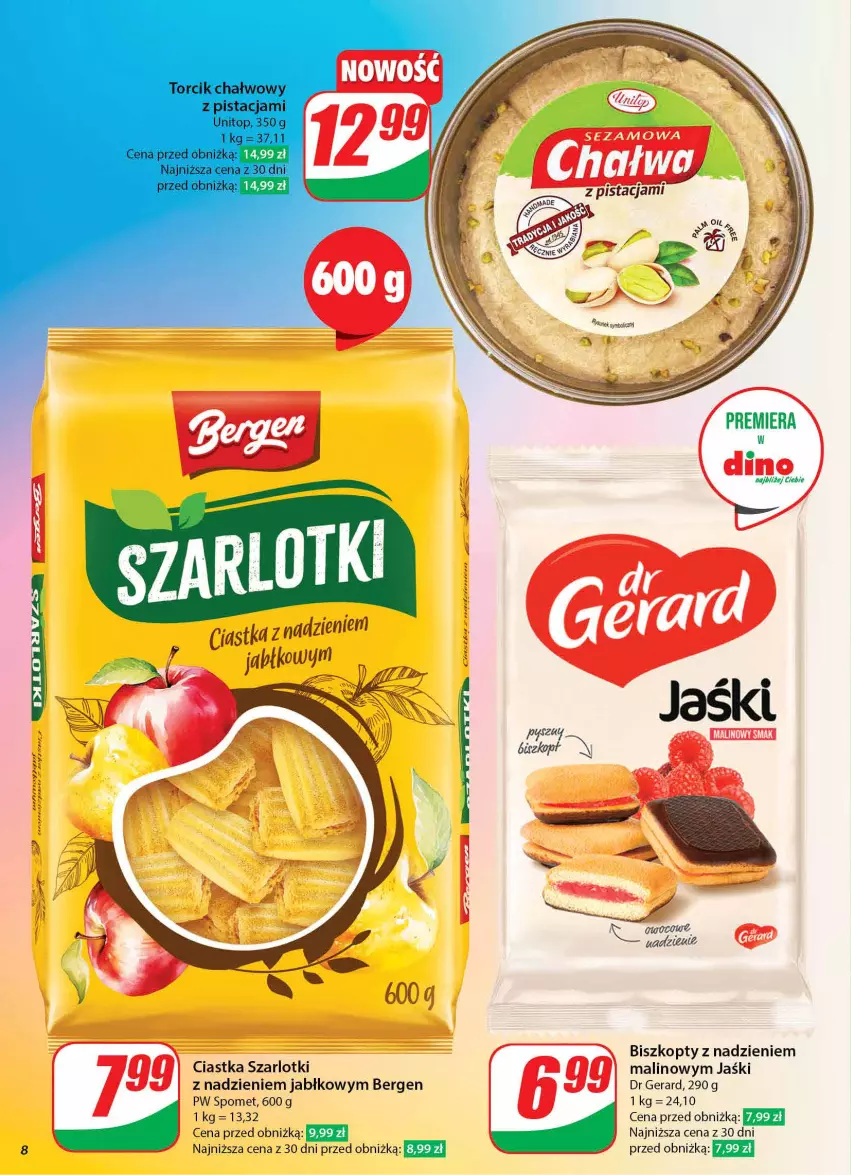 Gazetka promocyjna Dino - Gazetka 43 / 2024 - ważna 23.10 do 29.10.2024 - strona 8 - produkty: BIC, Biszkopty, Ciastka, Dr Gerard, JBL