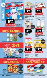 Gazetka promocyjna Netto - Od Poniedziałku - Gazetka - ważna od 07.03 do 07.03.2026 - strona 12 - produkty: Ser topiony, Top, Sok, Ser, Gra, Mazdamer, Danone, Piątnica, Jogurt, Mlekovita, Actimel, Napój jogurtowy, Serek homogenizowany, Serek, Sokół, Gouda, Mleczna kanapka, Napój, Kefir, Kinder, Mleko