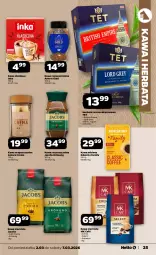 Gazetka promocyjna Netto - Od Poniedziałku - Gazetka - ważna od 07.03 do 07.03.2026 - strona 25 - produkty: Kawa rozpuszczalna, Inka, Kawa zbożowa, Kawa ziarnista, Brit, Kawa mielona, Kawa, Herbata czarna, Jacobs Krönung, Jacobs, Herbata, Fa
