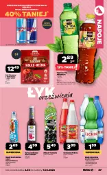 Gazetka promocyjna Netto - Od Poniedziałku - Gazetka - ważna od 07.03 do 07.03.2026 - strona 27 - produkty: Sok, Mus, Red Bull, Ice tea, Zdrowie, Napoje, Oranżada, Hellena, Tymbark, Syrop, Szyna, Kubuś Waterrr, Woda mineralna, Kubuś, Woda, Napój, Nektar