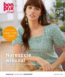 Gazetka promocyjna Bonprix - Nareszcie wiosna! - Gazetka - ważna od 17.09 do 17.09.2021 - strona 1 - produkty: Cień, Kawa, Kolczyki