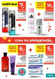 Gazetka promocyjna Dealz - Gazetka - ważna od 27.11 do 27.11.2024 - strona 14 - produkty: Pasta do zębów, Adidas, Pianka do golenia, Szampon, Gillette, Odżywka, Gaga, Antyperspirant, Blend-a-Med