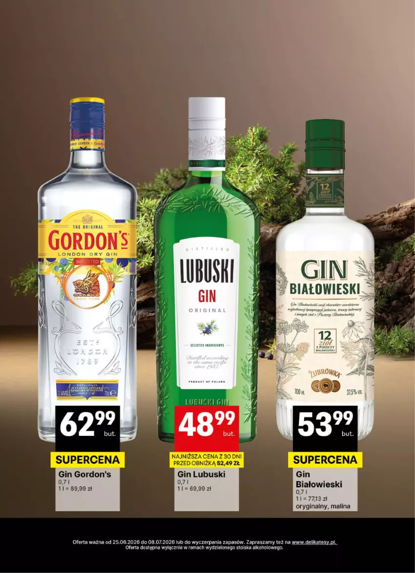 Gazetka promocyjna Delikatesy Centrum - Delibarek DC26-DC27 - ważna 25.06 do 08.07.2026 - strona 13 - produkty: Gin, Gordon's, Mule, Rama