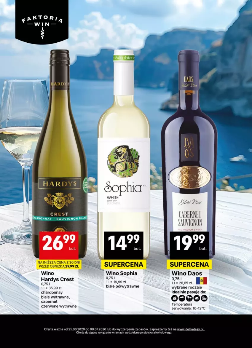 Gazetka promocyjna Delikatesy Centrum - Delibarek DC26-DC27 - ważna 25.06 do 08.07.2026 - strona 2 - produkty: Chardonnay, Rama, Ser, Wino