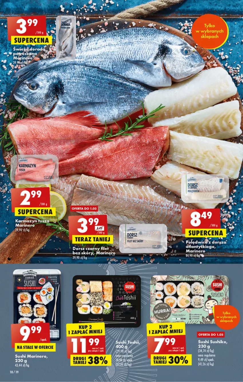 Gazetka promocyjna Biedronka - ważna 27.02 do 04.03.2023 - strona 18 - produkty: Sushi