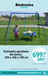 Gazetka promocyjna Biedronka - Biedronka Home - Gazetka - ważna od 05.06 do 05.06.2023 - strona 5 - produkty: Huśtawka, , Dzieci
