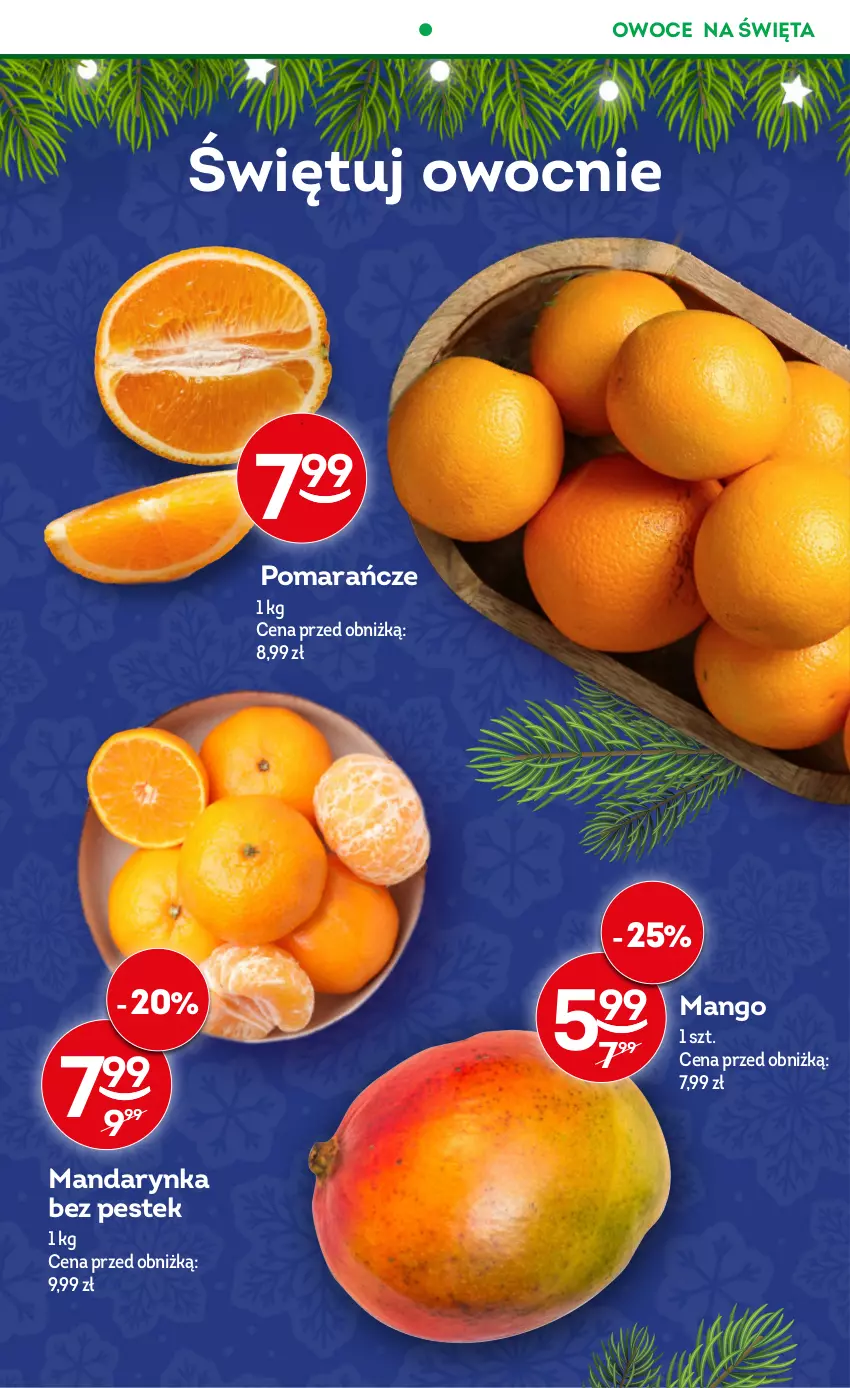 Gazetka promocyjna Żabka - ważna 20.12.2023 do 02.01.2024 - strona 14 - produkty: Mango, Owoce, Pomarańcze, Stek