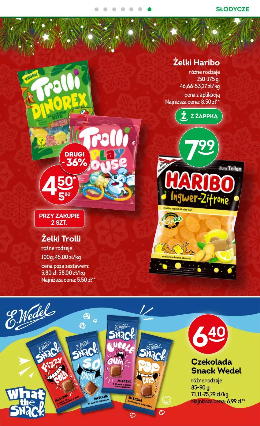 Gazetka promocyjna Żabka - ważna 20.12.2023 do 02.01.2024 - strona 21 - produkty: Czekolada, Haribo