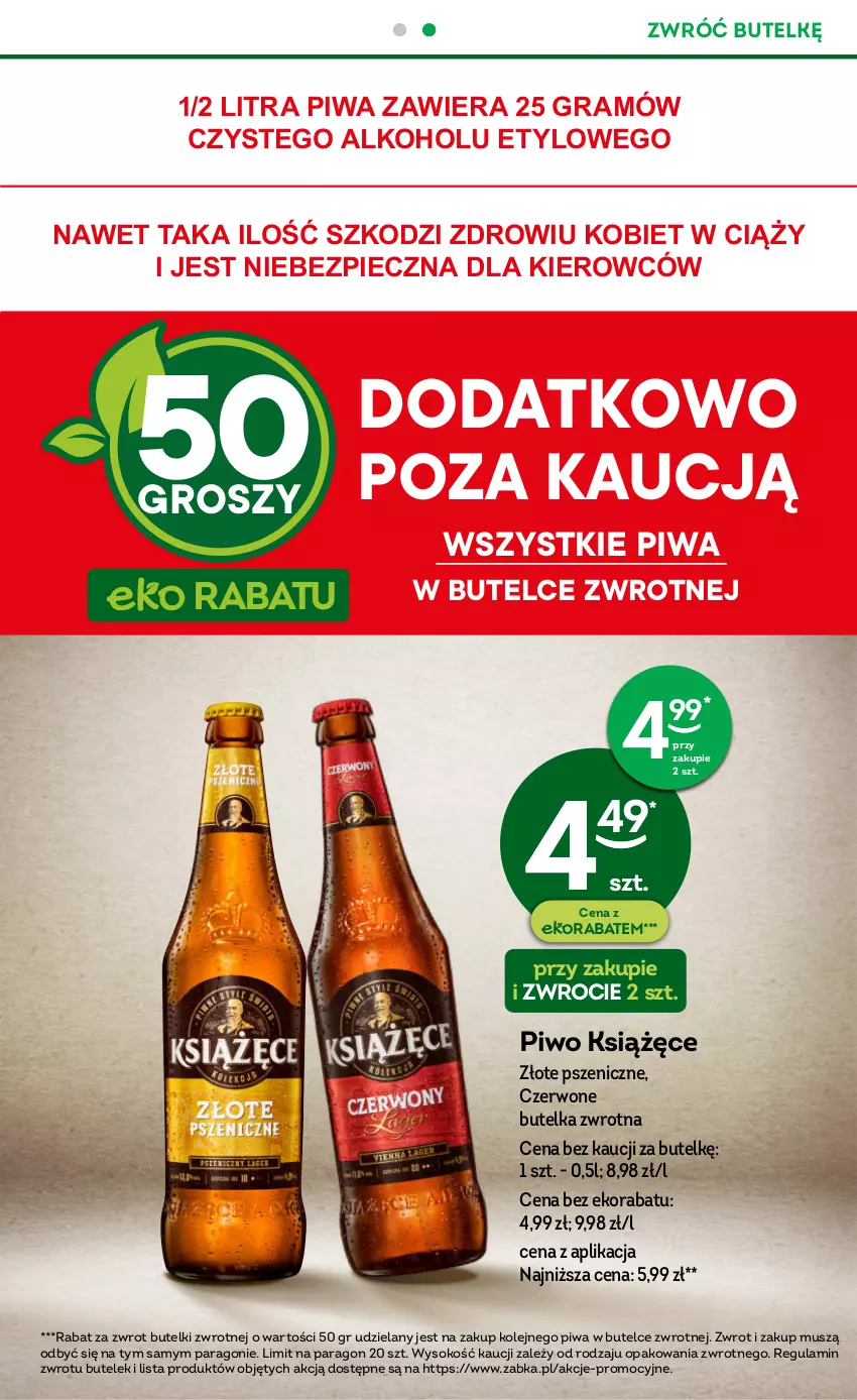 Gazetka promocyjna Żabka - ważna 20.12.2023 do 02.01.2024 - strona 23 - produkty: Gra, Książęce, Mus, Olej, Piec, Piwa, Piwo, Sok