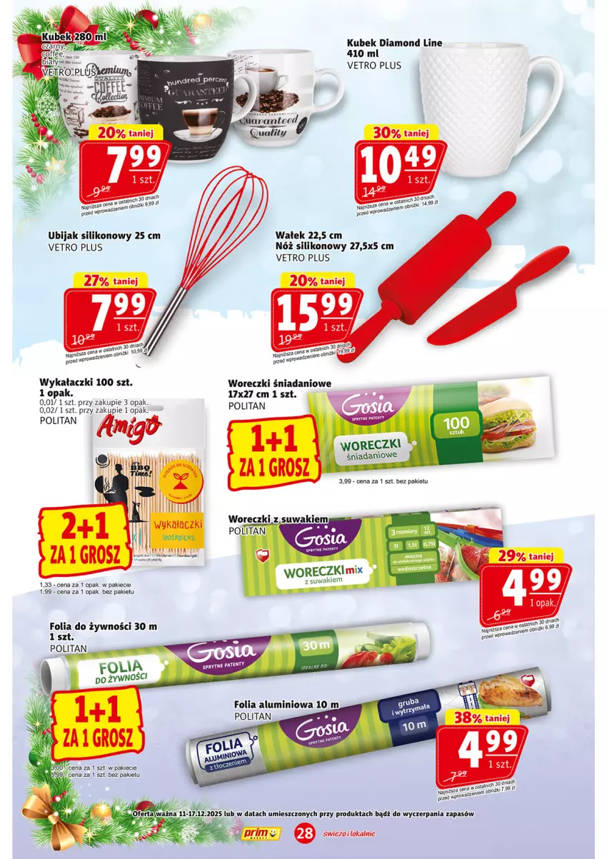 Gazetka promocyjna Prim Market - ważna 11.12 do 17.12.2025 - strona 28 - produkty: Danio, Kubek, Wałek