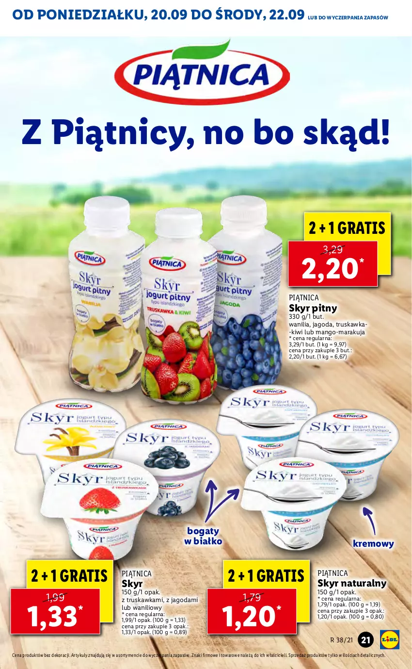 Gazetka promocyjna Lidl - GAZETKA - ważna 20.09 do 22.09.2021 - strona 21 - produkty: Gra, Kask, Kiwi, Mango, Piątnica