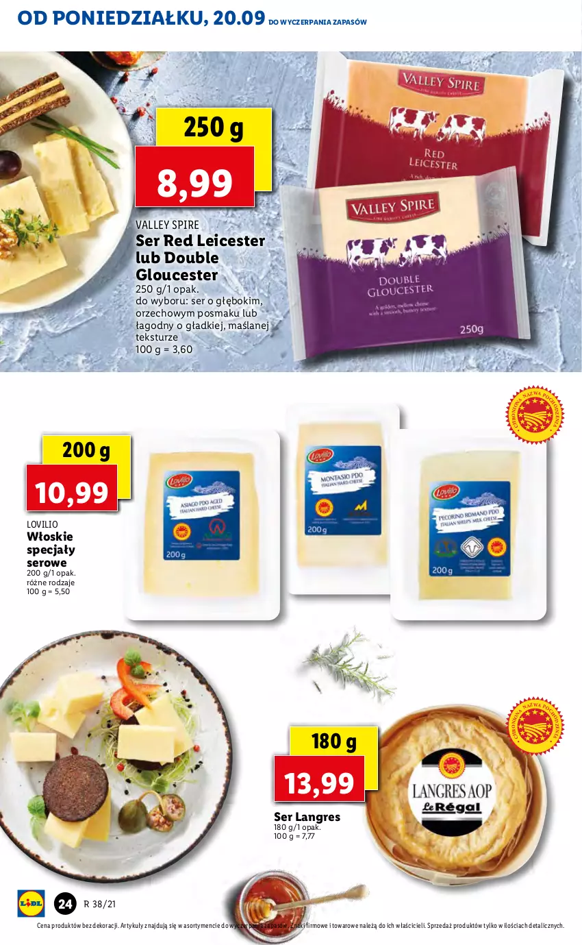 Gazetka promocyjna Lidl - GAZETKA - ważna 20.09 do 22.09.2021 - strona 24 - produkty: Gres, Lovi, Ser