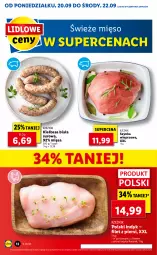 Gazetka promocyjna Lidl - GAZETKA - Gazetka - ważna od 22.09 do 22.09.2021 - strona 12 - produkty: Por, Szynka wieprzowa, Szynka, Kiełbasa biała, Kiełbasa, Mięso