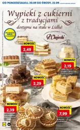 Gazetka promocyjna Lidl - GAZETKA - Gazetka - ważna od 22.09 do 22.09.2021 - strona 16 - produkty: Ser, Kremówka, Cukier, Mascarpone, Brownie, Babeczki, Kokos
