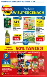 Gazetka promocyjna Lidl - GAZETKA - Gazetka - ważna od 22.09 do 22.09.2021 - strona 44 - produkty: Tortelloni, Gin, Gnocchi, Burger, Monini, Groszek, Hortex