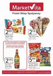 Gazetka promocyjna Market Vita - Gazetka – Marketvita - Gazetka - ważna od 20.07 do 20.07.2024 - strona 1 - produkty: Piwo, Chrupki, Tatra, Lody, Rogal, Lorenz, Monster Munch
