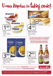 Gazetka promocyjna Market Vita - Gazetka – Marketvita - Gazetka - ważna od 20.07 do 20.07.2024 - strona 8 - produkty: Piwa, Piwo, Lubella, Makaron, Ser, Gra, Danone, Kasztelan, Bell, Wafle, Serek homogenizowany, Dres, Serek, Carlsberg, Danio, Bella, Fa