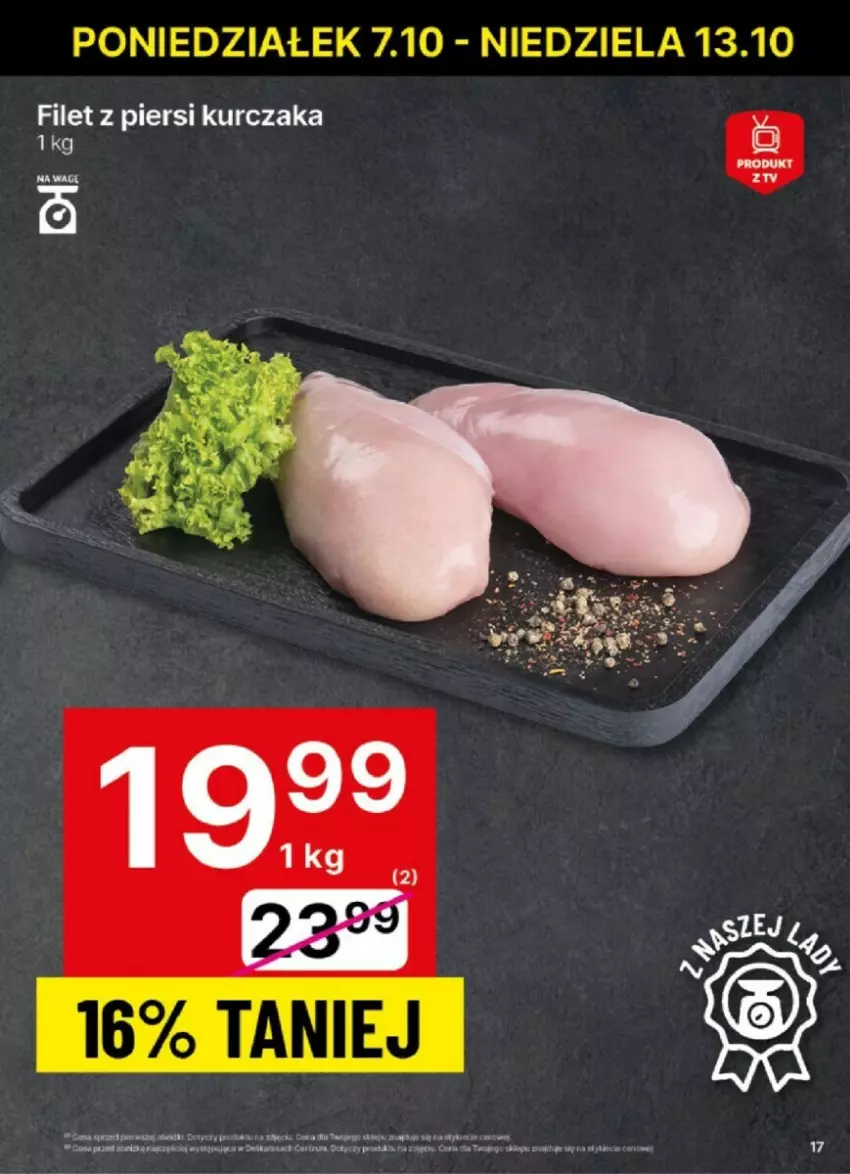 Gazetka promocyjna Delikatesy Centrum - ważna 07.10 do 13.10.2024 - strona 9 - produkty: Filet z piersi kurczaka, Kurczak