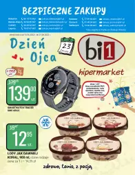 Gazetka promocyjna Bi1 - Dzień Ojca - Gazetka - ważna od 21.06 do 21.06.2022 - strona 1 - produkty: Por, Acer, Smartwatch, Lody, Sport, Monitor