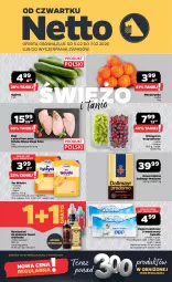 Gazetka promocyjna Netto - Od Czwartku - Gazetka - ważna od 07.02 do 07.02.2026 - strona 1 - produkty: Kurczak, Ser, Gra, Papier, Filet z piersi kurczaka, Ogórek, Dallmayr, Kawa mielona, Kawa, Tera, Papier toaletowy, Siatka, Edam, Gouda, Wino