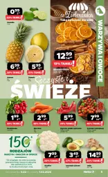 Gazetka promocyjna Netto - Od Czwartku - Gazetka - ważna od 07.02 do 07.02.2026 - strona 5 - produkty: Kalafior, Warzywa, Papryka słodka, Papryka, Warzywa i owoce, Ananas, Pomelo, Limonka, Owoce, Rzodkiewka, Imbir