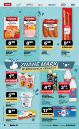 Gazetka promocyjna Netto - Od Czwartku - Gazetka - ważna od 07.02 do 07.02.2026 - strona 8 - produkty: Sok, Danone, Jogurt owocowy, Piątnica, Jogurt, Kiełbasa podwawelska, Mlekovita, Actimel, Wawel, Napój jogurtowy, Szynka, Bakoma, Mleczna kanapka, Napój, Kiełbasa, Olewnik, Jogurt pitny, Kinder, Mleko