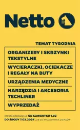 Gazetka promocyjna Netto - Gazetka - ważna od 06.02 do 06.02.2024 - strona 1 - produkty: Buty, Ociekacz, Organizer, Regał
