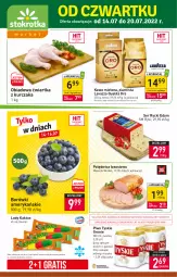 Gazetka promocyjna Stokrotka - Market - Gazetka - ważna od 20.07 do 20.07.2022 - strona 1 - produkty: Piwa, Piwo, Kurczak, Polędwica, Rycki Edam, Sos, Ser, Por, Gra, Kaktus, Kawa mielona, Kawa, Tyskie, Lody, Torba, Edam, Lavazza, Nestlé