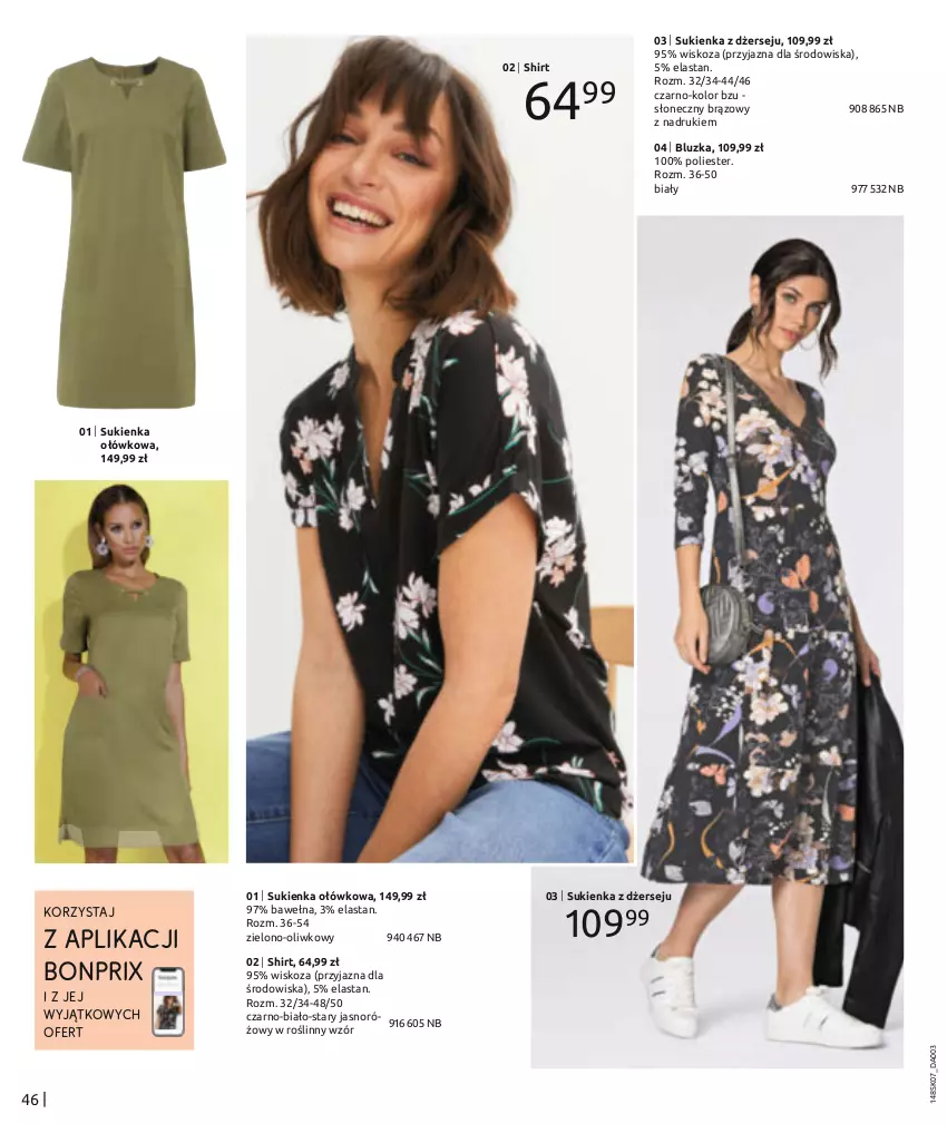 Gazetka promocyjna Bonprix - LETNI LOOK - ważna 17.07.2023 do 17.01.2024 - strona 48 - produkty: Sukienka, Wełna