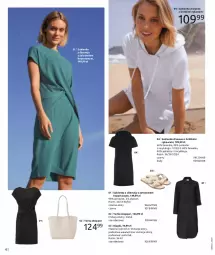 Gazetka promocyjna Bonprix - LETNI LOOK - Gazetka - ważna od 17.01 do 17.01.2024 - strona 6 - produkty: Klapki, Kawa, Dres, Wełna, Torba, Sukienka