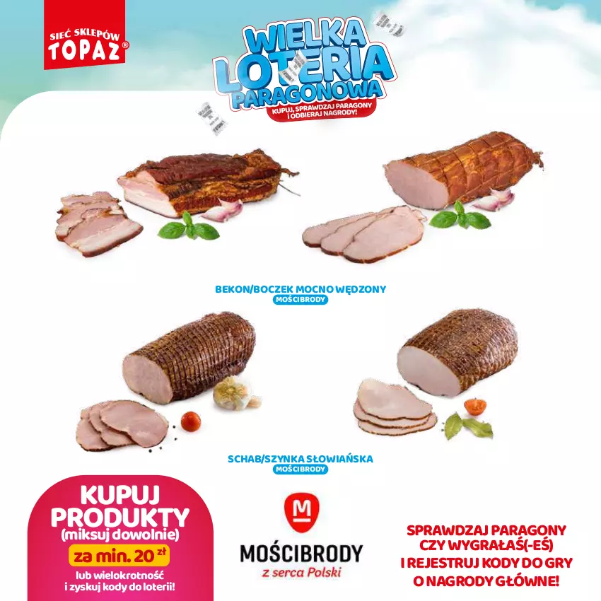 Gazetka promocyjna Topaz - Gazetka - ważna 19.08 do 13.10.2024 - strona 4 - produkty: Beko, Boczek, Gra, Gry, Szynka