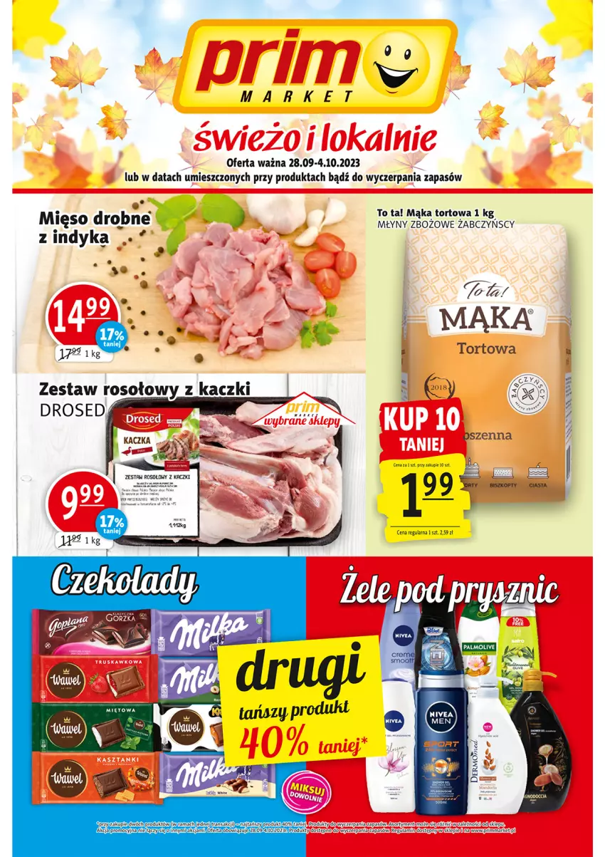 Gazetka promocyjna Prim Market - ważna 28.09 do 04.10.2023 - strona 1 - produkty: Cif, Mąka, Mąka tortowa, Mięso, Tran