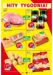 Gazetka promocyjna Prim Market - Gazetka - ważna od 04.10 do 04.10.2023 - strona 7 - produkty: Kurczak, Makaron, Ziemniaki, Dżem, Szynka, Margaryna, Gala, Kasia, HP