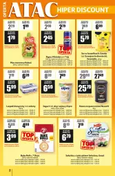 Gazetka promocyjna Auchan - ATAC Hiper Discount - Gazetka - ważna od 28.04 do 28.04.2026 - strona 2 - produkty: Sałatka, Kawa rozpuszczalna, Ser, Bake Rolls, Por, Mus, Gra, Jogurt, Mirinda, Kawa, Sałat, Pepsi, 7 Days, Tuńczyk, Lurpak, Kubuś, Gouda, Alpro, Graal