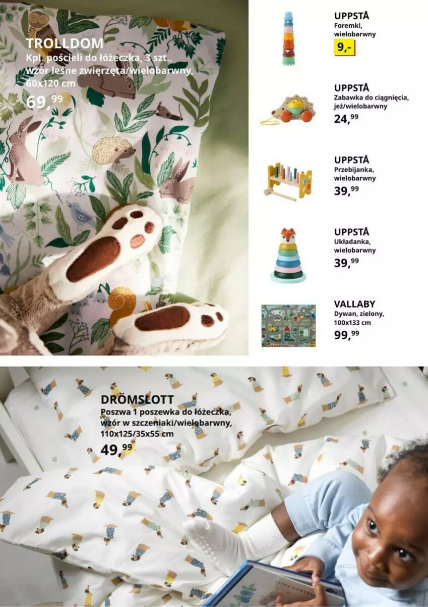 Gazetka promocyjna Ikea - ważna 02.11 do 30.11.2023 - strona 27 - produkty: Dywan, Foremki, Poszewka, Układanka, Zabawka