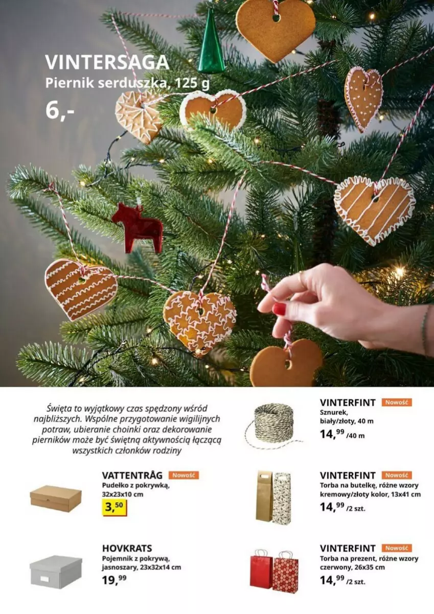 Gazetka promocyjna Ikea - ważna 02.11 do 30.11.2023 - strona 8 - produkty: JBL, Piernik, Pojemnik, Pudełko, Sznurek, Torba