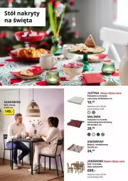 Gazetka promocyjna Ikea - Gazetka - ważna od 30.11 do 30.11.2023 - strona 19 - produkty: Stół, Bieżnik, Krzesło, Poduszka