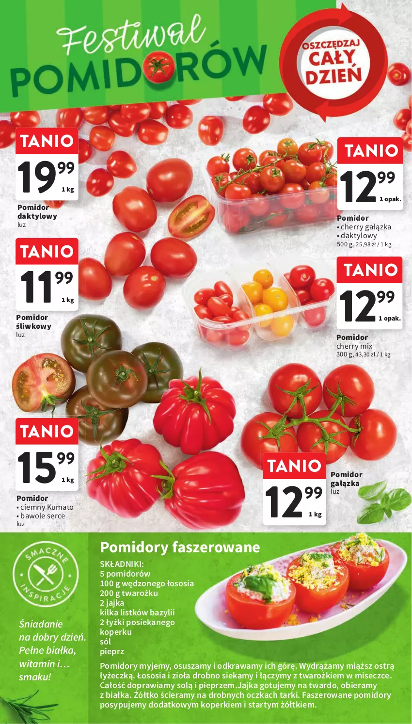 Gazetka promocyjna Intermarche - Gazetka Intermarche - ważna 09.11 do 15.11.2023 - strona 16 - produkty: Bazyl, Fa, Pieprz, Pomidory, Ser, Sól, Sos