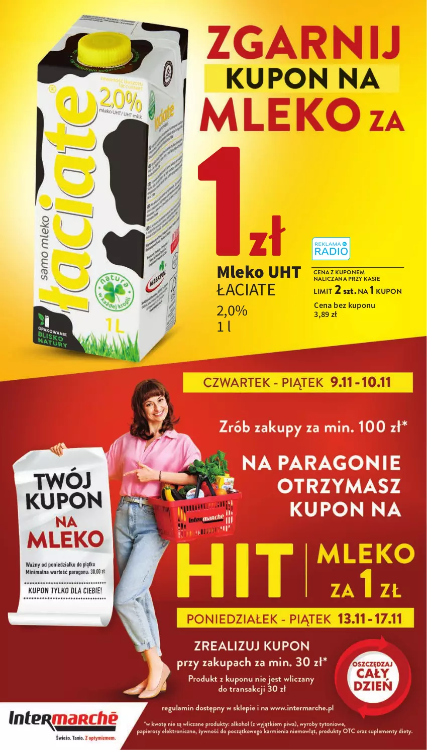 Gazetka promocyjna Intermarche - Gazetka Intermarche - ważna 09.11 do 15.11.2023 - strona 2 - produkty: Mleko