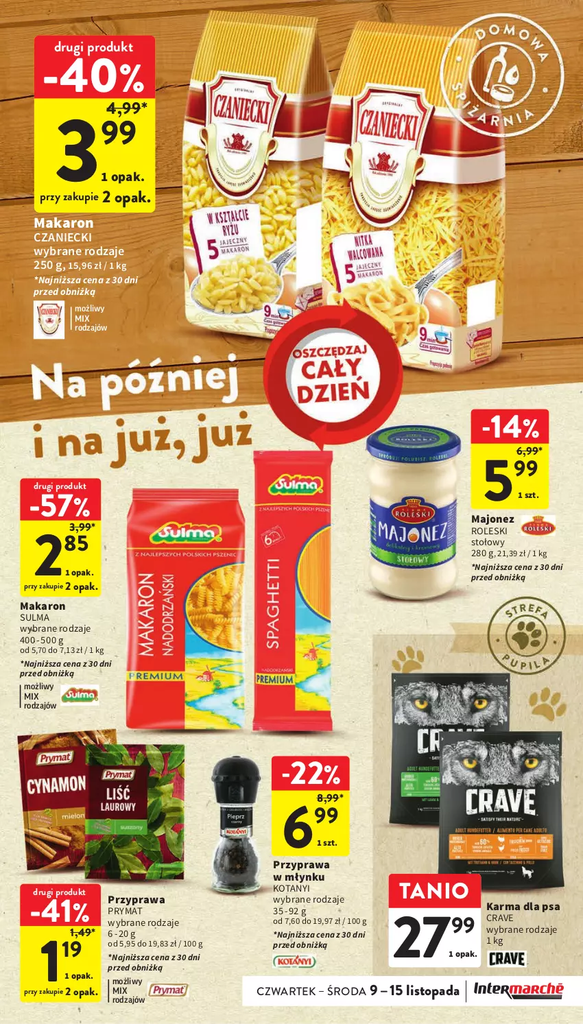 Gazetka promocyjna Intermarche - Gazetka Intermarche - ważna 09.11 do 15.11.2023 - strona 35 - produkty: Majonez, Makaron, Prymat, Top