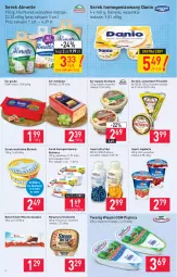 Gazetka promocyjna Stokrotka - Supermarket - Gazetka - ważna od 06.10 do 06.10.2021 - strona 2 - produkty: Ser topiony, Top, Ser, Smakowita, Ementaler, Danone, Twaróg, Piątnica, Zott, Bell, Brie, Jogurt, Président, Rolmlecz, Serek homogenizowany, Serek, Bieluch, Margaryna, Camembert, Hochland, Baton, Danio, Kubek, Bella, Gouda, Mleczna kanapka, Jogobella, Jogurt pitny, Almette, Kinder