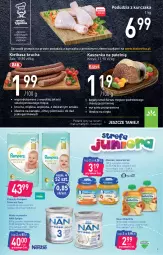 Gazetka promocyjna Stokrotka - Supermarket - Gazetka - ważna od 06.10 do 06.10.2021 - strona 3 - produkty: Piec, Kurczak, Sok, Ser, Mleko w proszku, Gerber, Pampers, Pieluchy, BoboVita, NAN Optipro, Kiełbasa krucha, Kaszanka, Deser, Kasza, Kiełbasa, Mleko, Fa
