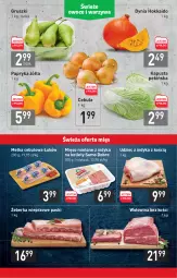 Gazetka promocyjna Stokrotka - Supermarket - Gazetka - ważna od 06.10 do 06.10.2021 - strona 5 - produkty: Cebula, Mięso mielone, Udziec z indyka, Papryka, Papryka żółta, Gruszki, Kotlet, Wołowina, Mięso, Wołowina bez kości