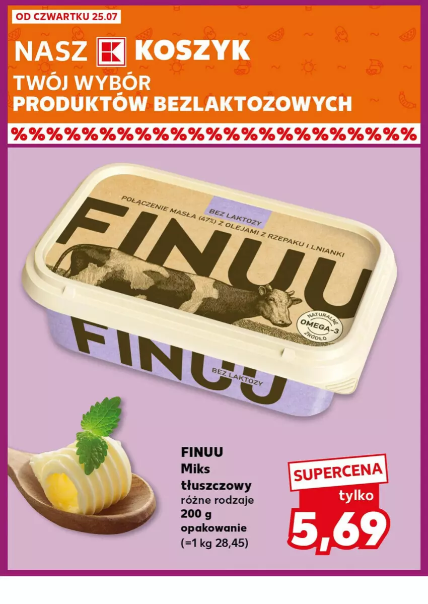 Gazetka promocyjna Kaufland - ważna 05.08 do 07.08.2024 - strona 15 - produkty: Finuu, Miks tłuszczowy